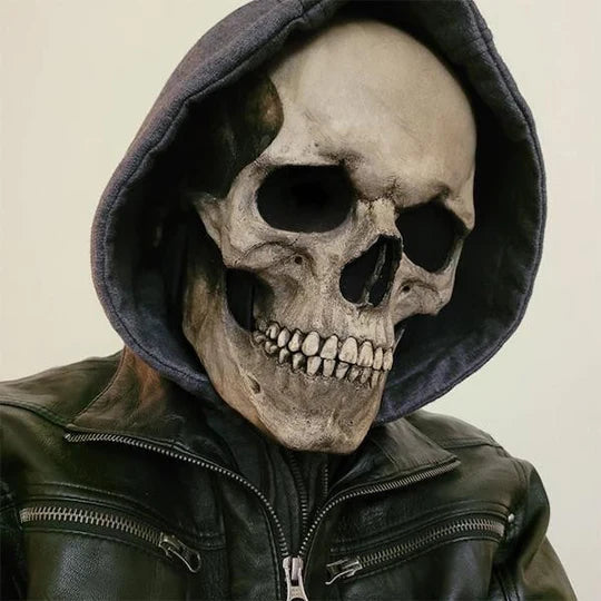 Skull Mask W/ Movable Jaw
