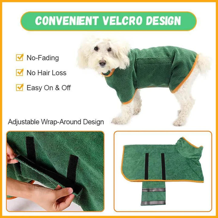 CozyCazza™ Pet Bathrobe
