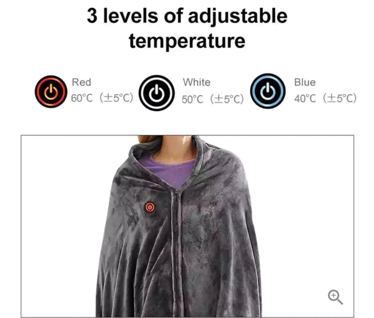 CozyCazza™ Heated Blanket Shawl