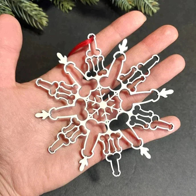 CozyCazza™ Weiner Snowflake Ornament